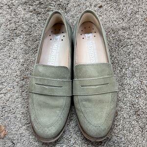 Mephisto Women’s Olive Slip-On Loafers